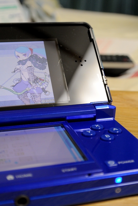 価格 Com 3ds 画面はdsのゲーム 任天堂 ニンテンドー3ds カタログ君さん のクチコミ掲示板投稿画像 写真 新品のコバルトブルーを買ったら 凄まじい尿液晶でした