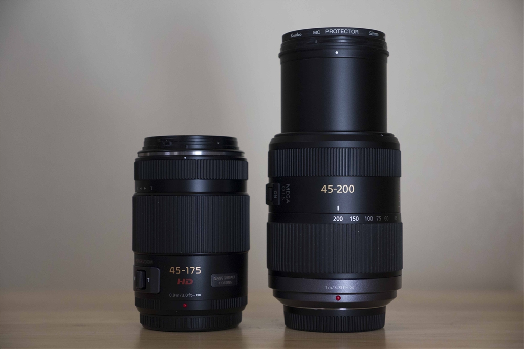 価格.com - 『大きさの比較』パナソニック LUMIX G X VARIO PZ 45