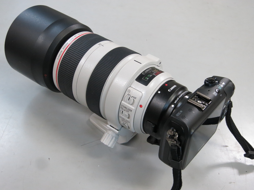 価格.com - 『70－300Lと組み合わせの状態』CANON EOS M