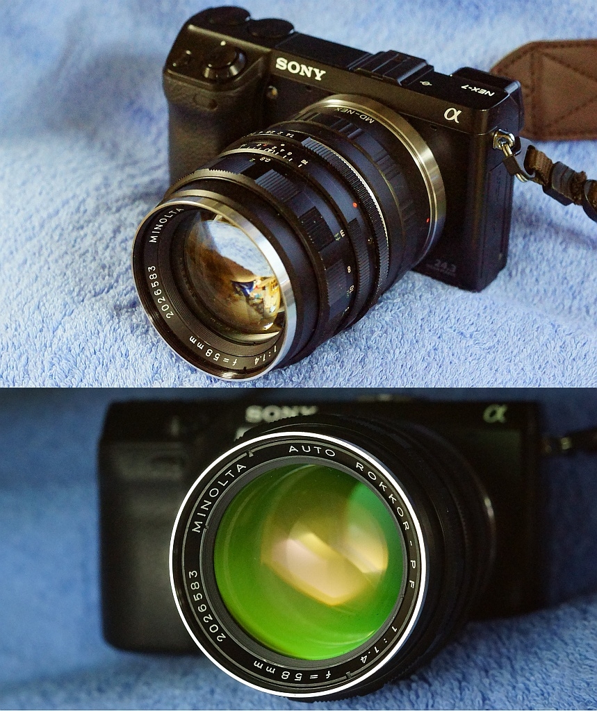 価格.com - 『NEX-7＋AUTO ROKKOR 58mm F1.4[緑のロッコール