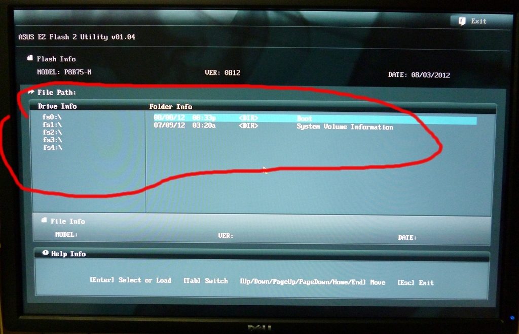 Настройка bios asus p8h77 v