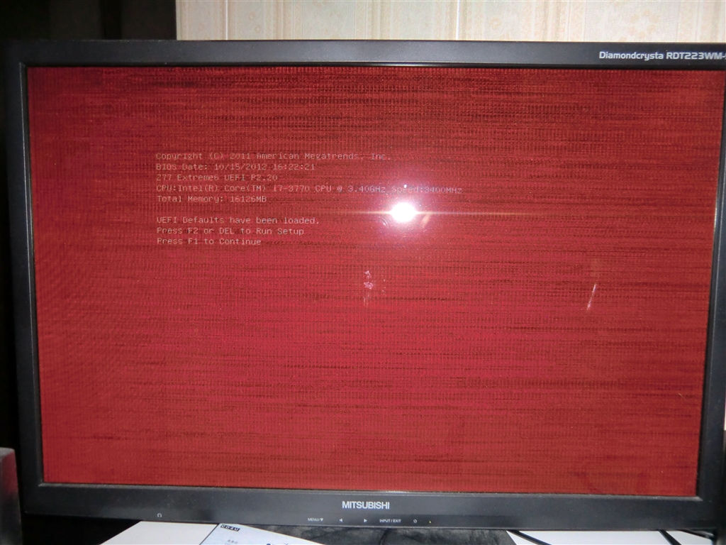 価格 Com Asrock Z77 Extreme6 Tk Pc自作初心者 さん のクチコミ掲示板投稿画像 写真 画面出力が赤い 砂嵐みたいになる