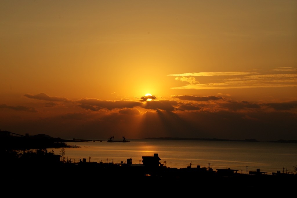 価格.com - 『沖縄自動車道 伊芸SA 初日の出』ニコン D800 ボディ