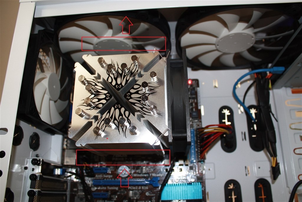 上部FANとCPUクーラーについて』 NZXT Phantom のクチコミ掲示板