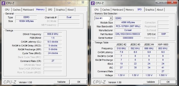 Corsair CML16GX3M4A1600C9B [DDR3 PC3-12800 4GB 4枚組]投稿画像・動画 - 価格.com