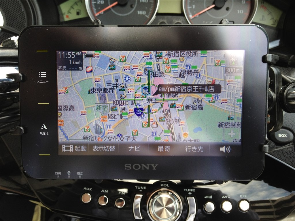 バイクにナビ（NV-U77Vを取り付けました）』 ホンダ フォルツァ の