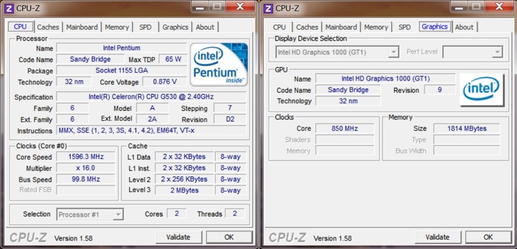 Intel Celeron G530 + 4GB DDR3メモリー Intel Celeron G530 + 4GB DDR3メモリー Intel Celeron G530 +