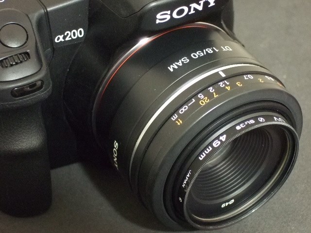 レンズフードについて』 SONY DT 50mm F1.8 SAM SAL50F18 の