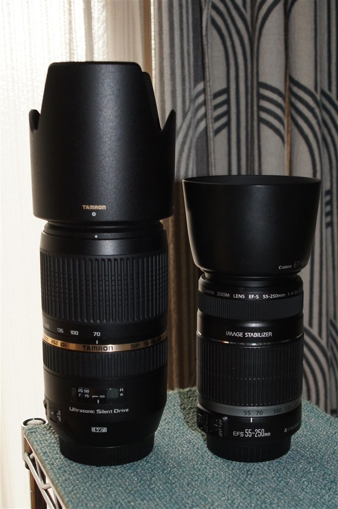 EF-S55-250mmとどちらを選ぶか』 TAMRON SP 70-300mm F/4-5.6 Di VC
