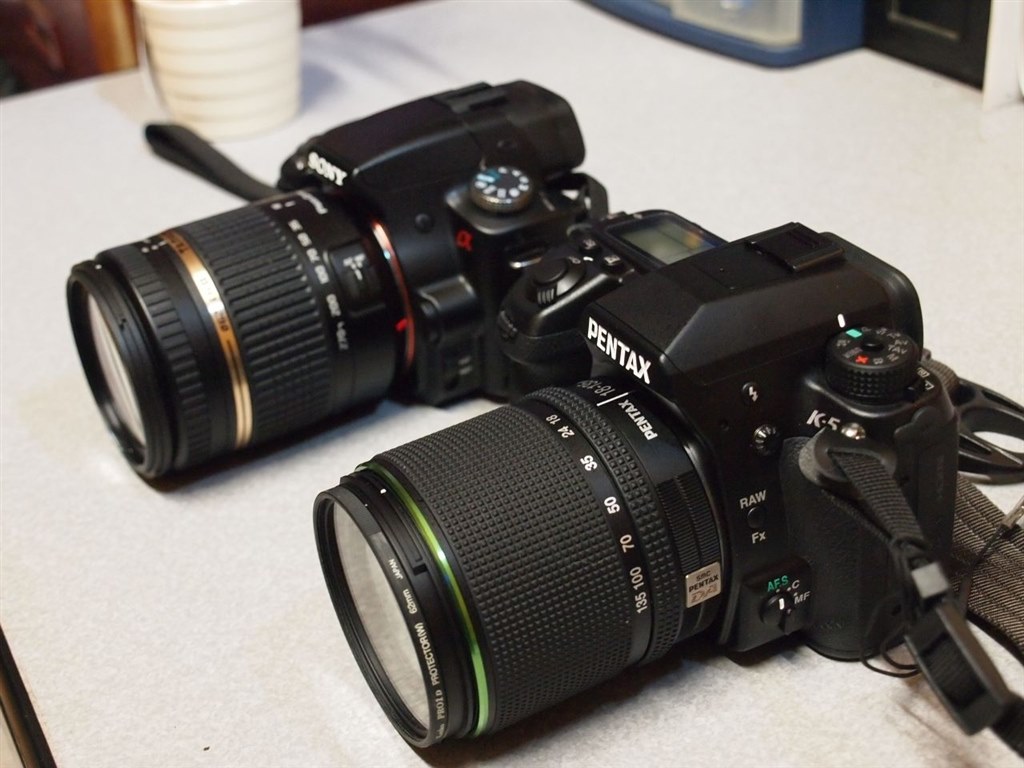 ファインダーで覗くと白い気がするのですが？』 SONY α55 SLT-A55V