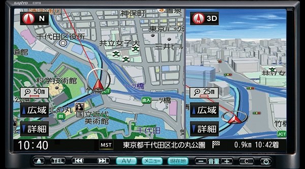 二画面表示・・・』 パイオニア 楽ナビLite AVIC-MRZ09 のクチコミ 