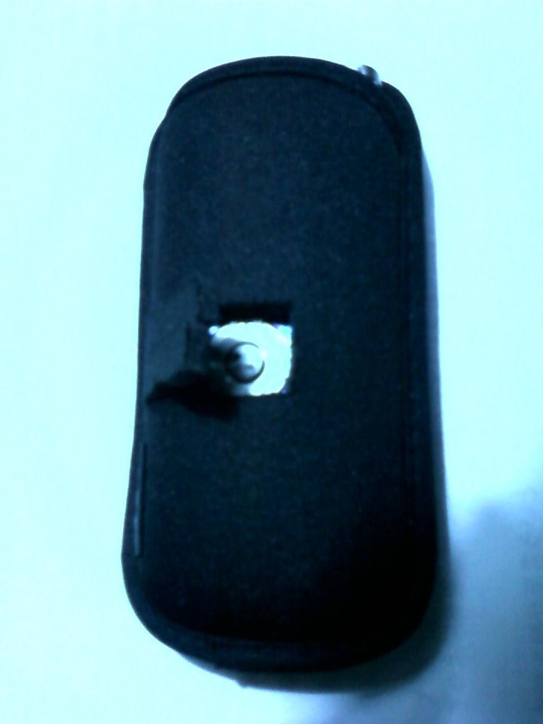 付属ソフトケースの改造』 オリンパス ボイストレック V-75 PNK