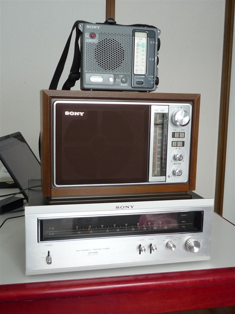 安い得価昭和の名機　SONY ICR-S71　AMラジオ ラジオ・コンポ