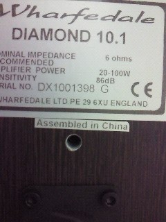 お持ちの方へ!!!』 Wharfedale DIAMOND 10.1 [ブラック ペア お持ちの方へ!!!』 Wharfedale DIAMOND 10.1 [ブラック ペア