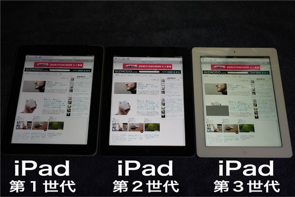 新しいiPadのRetinaディスプレイ、液晶画面が黄ばんでいる』 Apple