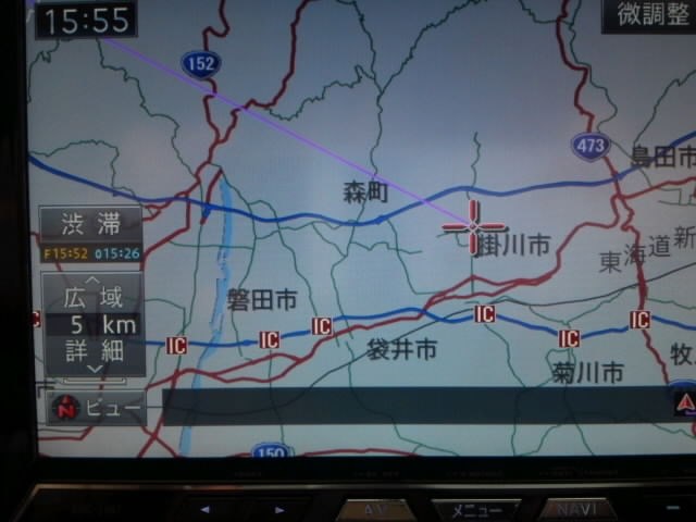 新東名高速道路データ』 パイオニア サイバーナビ AVIC-ZH07 の