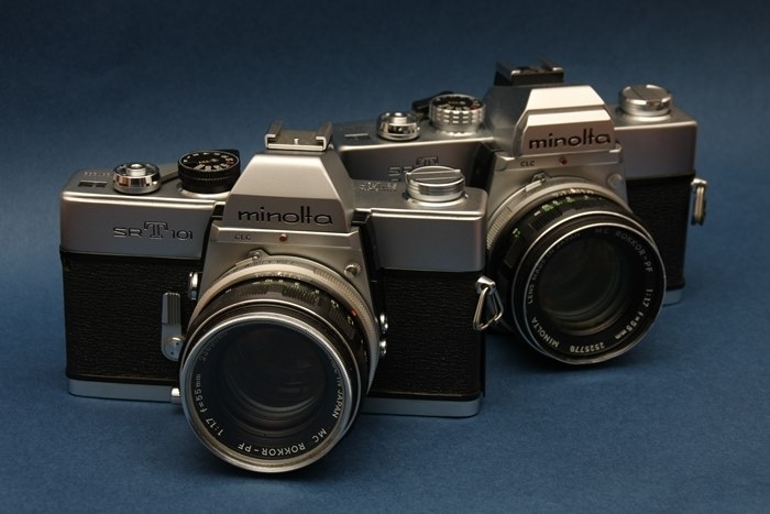 【ミノルタ】一眼レフカメラ MINOLTA XE ＋MC ロッコールレンズ ミノルタ】一眼レフカメラ MINOLTA XE ＋MC ロッコールレンズ