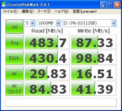 書き込み速度が皆さんの半分位しか出ません』 インテル 520 Series SSDSC2CW120A3K5 のクチコミ掲示板 - 価格.com