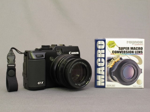 Canon G1X と raynox DCR-150 マクロレンズ - メルカリ