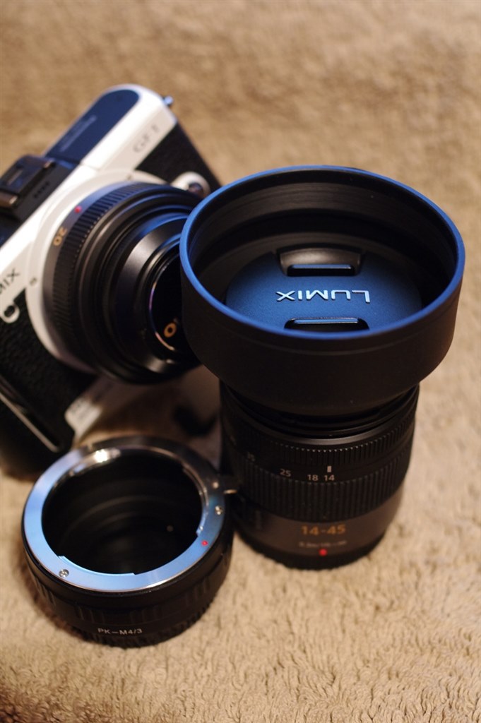 【フード付き】パナソニック Panasonic ライカ H-X025 45マクロのフード』 パナソニック LEICA DG SUMMILUX 25mm/F1.4