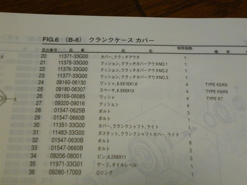 アドレスV125G 原動機形式F468