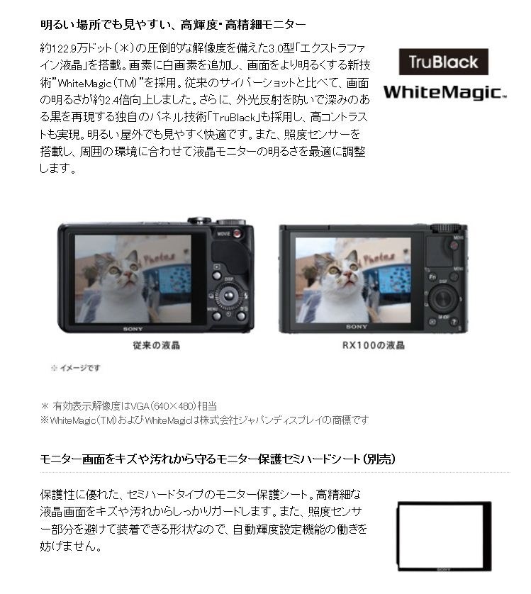 純正の液晶保護フィルムについて』 SONY サイバーショット DSC-RX100 のクチコミ掲示板 - 価格.com