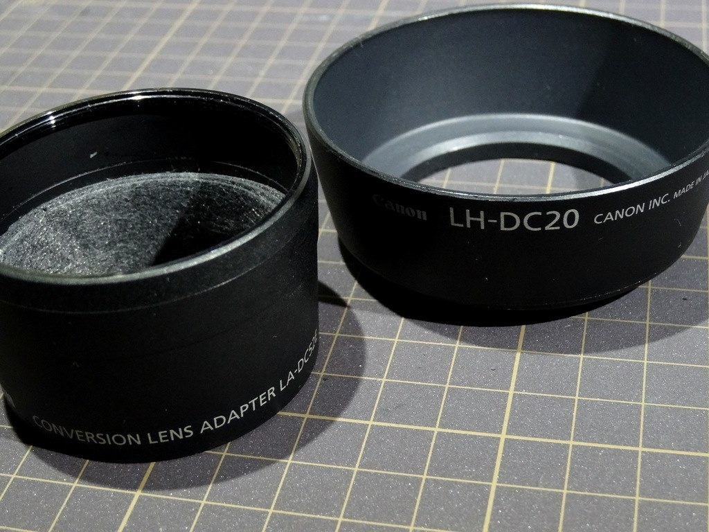 RX100にフィルターとフードをつけてみた』 SONY