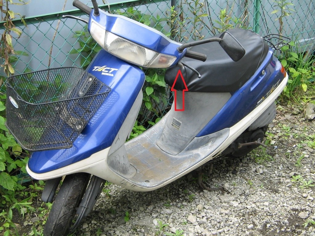 Honda Tact ホンダ タクト スクーター ブラックAF24-122 Honda Tact ホンダ タクト スクーター ブラックAF24-122