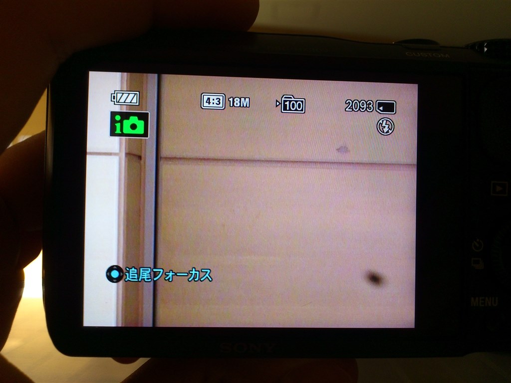 ゴミの写りこみ』 SONY サイバーショット DSC-HX30V のクチコミ