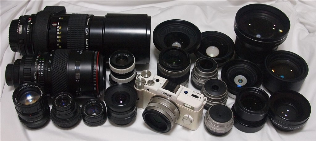 ペンタックス PENTAX Q ブラック レンズセット 美品 超小型軽量