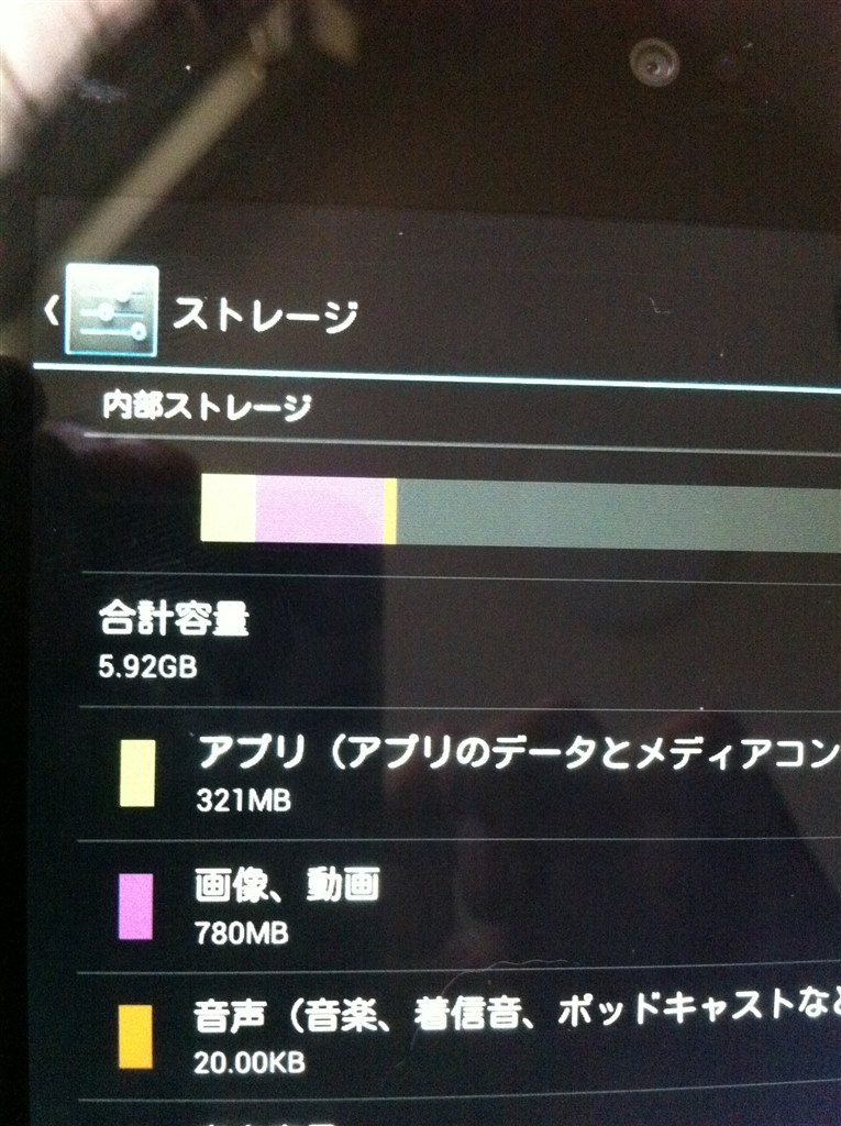 ストレージ容量 Google Nexus 7 Wi Fiモデル 16gb 2012 のクチコミ掲示板 価格 Com