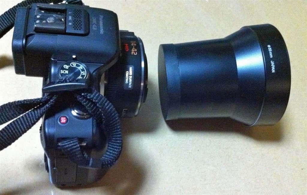 M.ZUIKO DIGITAL 45mm F1.8 でも使えますか？』 オリンパス TCON-17X 