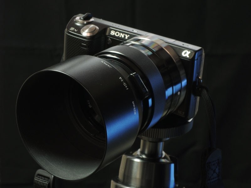 SONY E 35mm F1.8 OSS フード付き