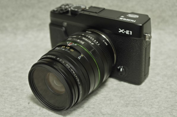 マウントアダプタ遊び』 富士フイルム FUJIFILM X-E1 レンズキット の