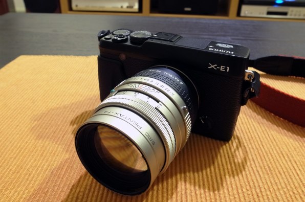 マウントアダプタ遊び』 富士フイルム FUJIFILM X-E1 レンズキット の