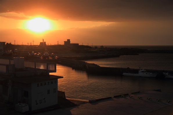 夕陽に照らされる夕景 パステル画 原画 54.0×39.5 EOS全機種！みんなで