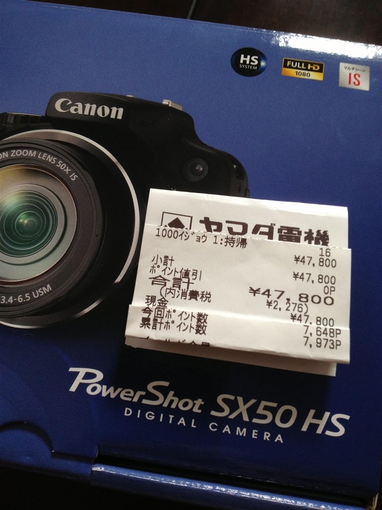 PowerShot SX50 HSとCOOLPIX P510』 CANON PowerShot SX50 HS の