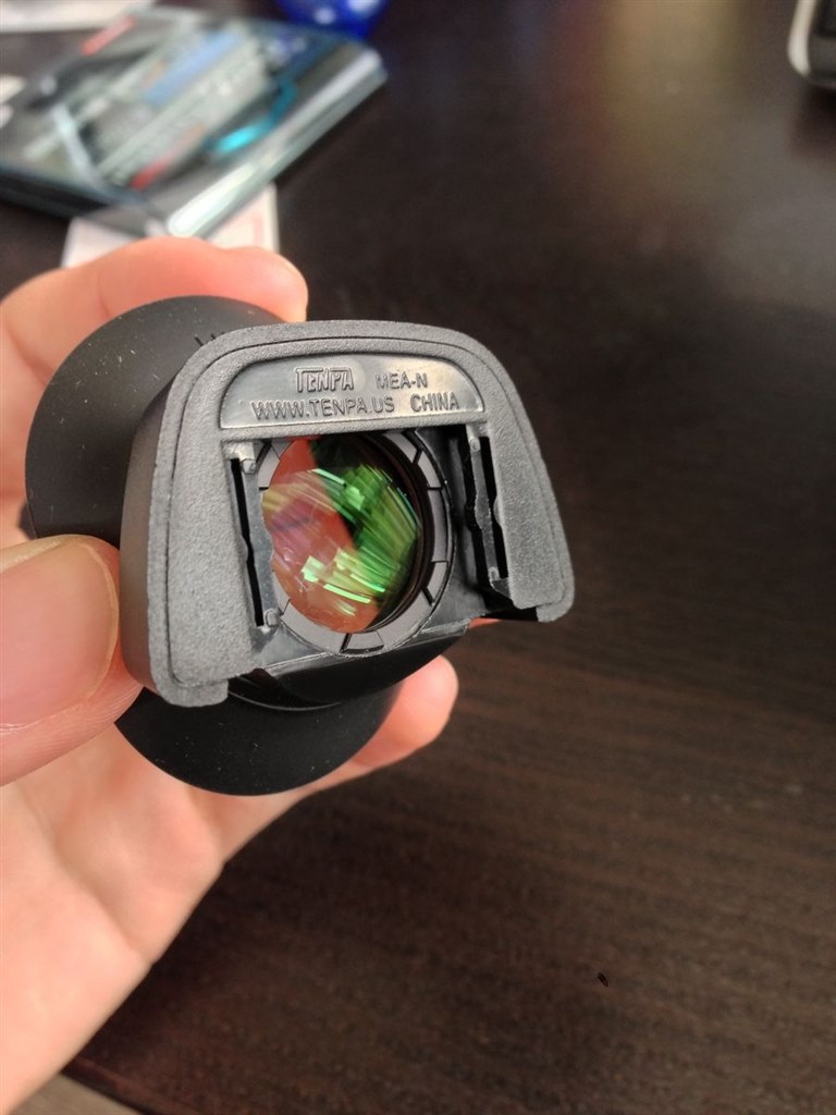 丸窓マグニファイングアイピースDK-17Mをつけてみました