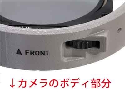 ドロップイン円偏光フィルターPL-C52の入れる向きについて』 CANON