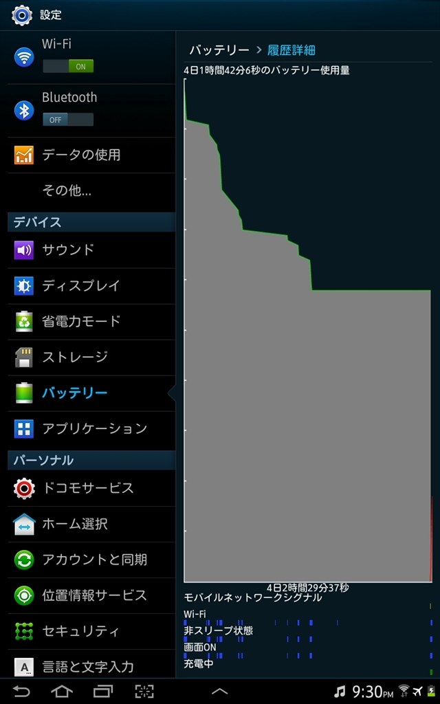 Nexus7 充電マークから先に進まなない Pagetaka