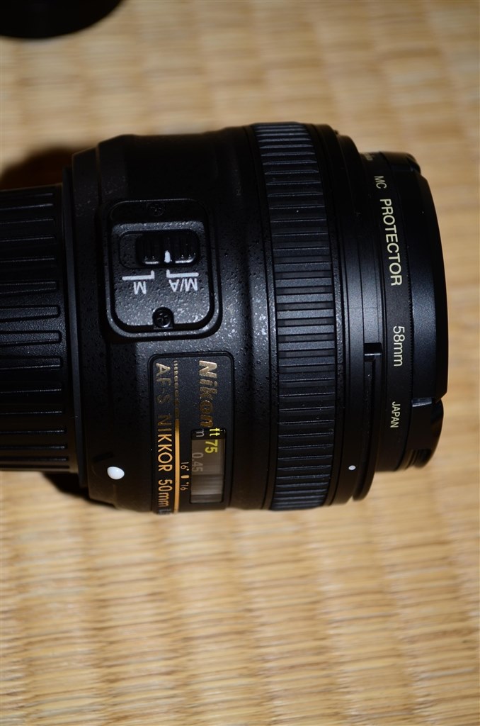 【美品】AF-S NIKKOR 50mm f/1.8G + ハクバ保護フィルター