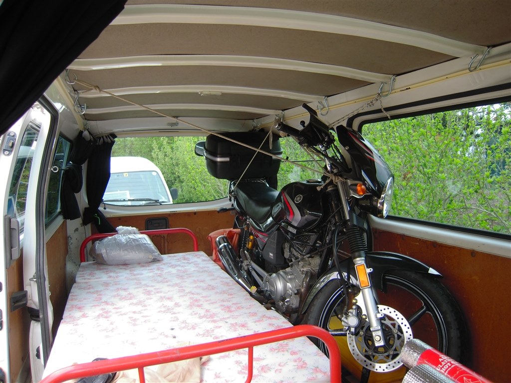 取引決まりました、ラダー、バイク運搬、軽トラ、バンに乗せ込み等 