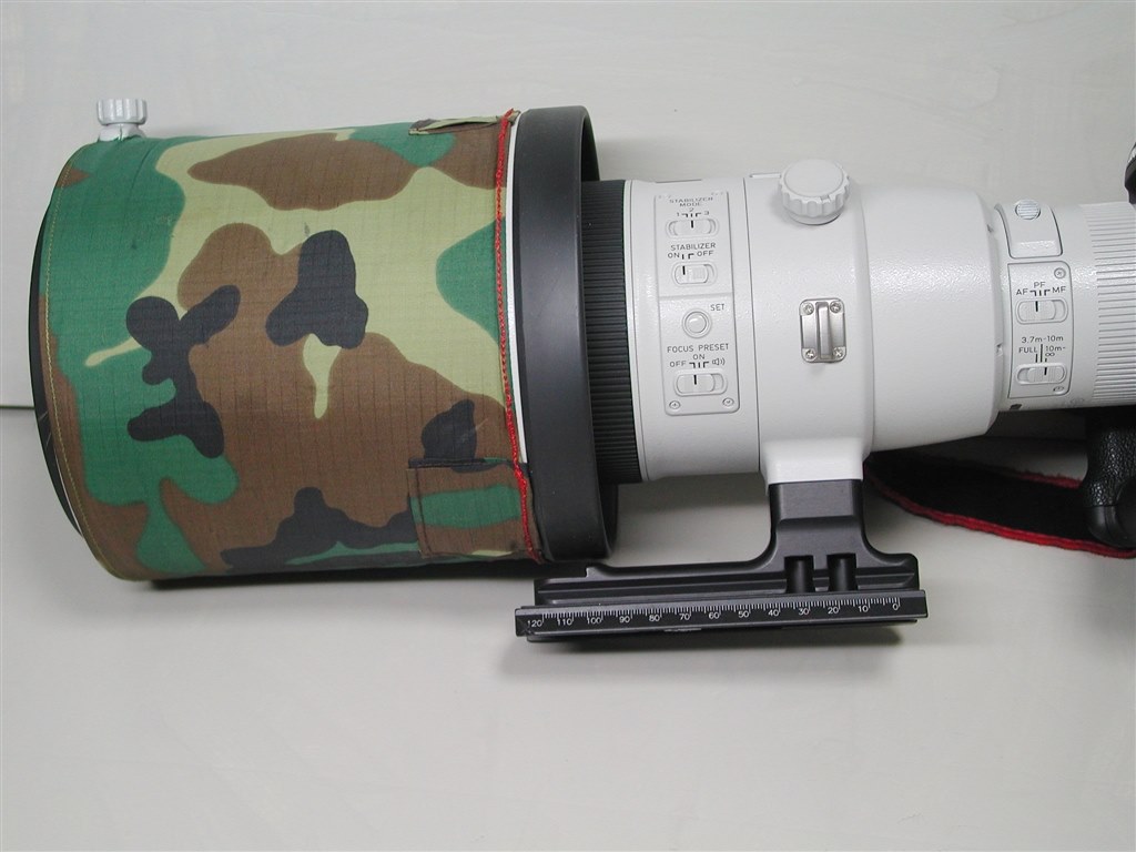 三脚座取り付け位置』 CANON EF500mm F4L IS II USM のクチコミ