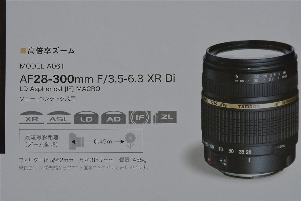 D7100で蘇る28-300 手振れ補正なし』 TAMRON AF 28-300mm F3.5-6.3 XR