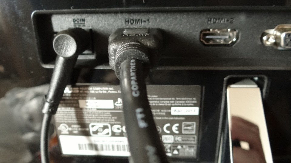 付属のDVI-HDMIケーブルについて』 ASUS MX239H [23インチ Silver+ 