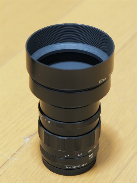 フードとNDフィルターについて』 コシナ フォクトレンダー NOKTON 25mm