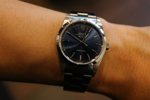 ROLEX ロレックス 114200 エアキング シルバー 369 ブルーバー