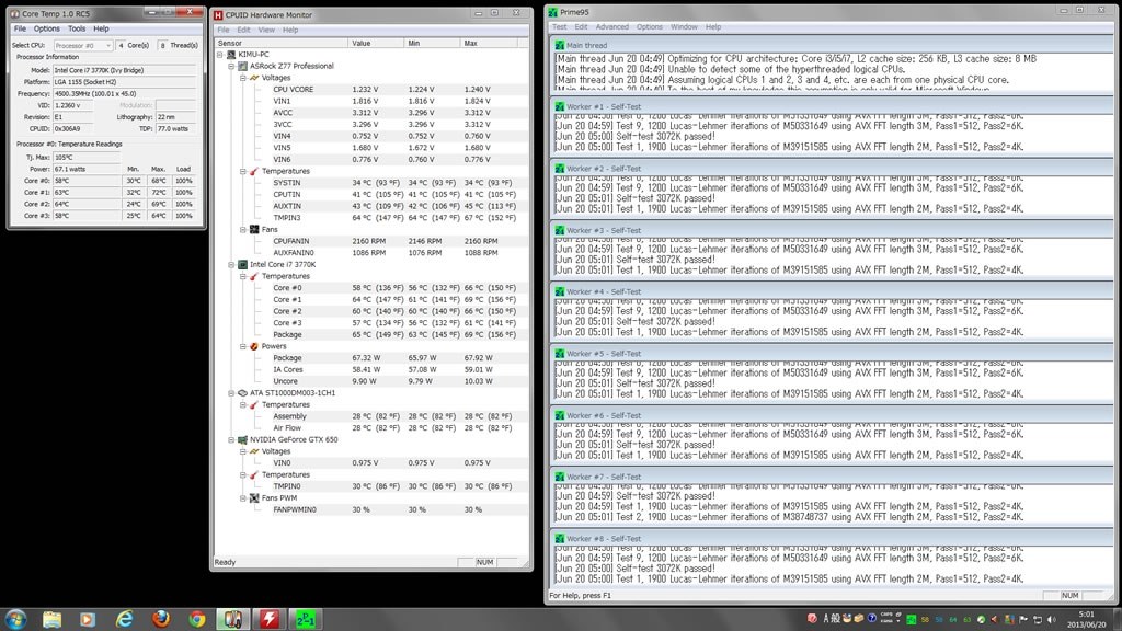 電圧関係なんですが・・・』 インテル Core i7 3770K BOX の