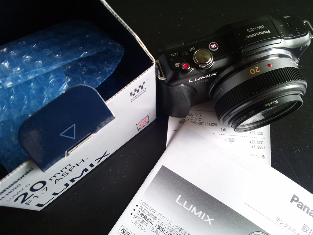 最終値下げ！近日終了！！【美品】LUMIXG20 F1.7ASPH H-H020 新品)Panasonic (パナソニック) LUMIX G 20mm F1.7 II ASPH. H