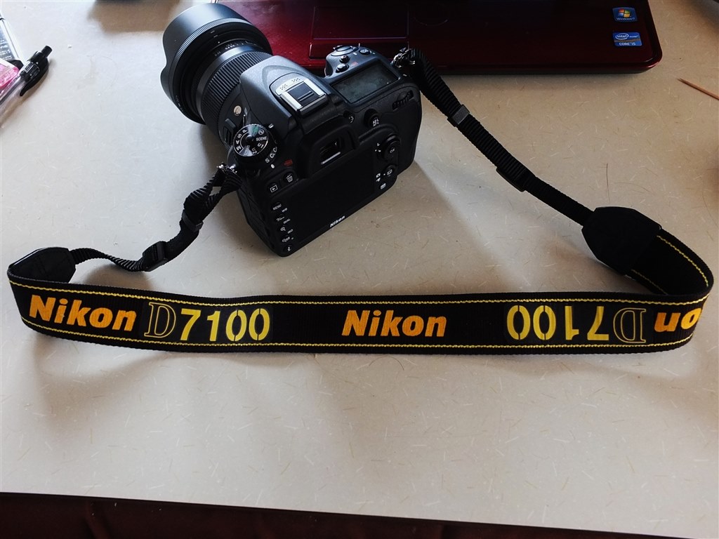 自作D7100ロゴシールストラップ』 ニコン D7100 ボディ のクチコミ